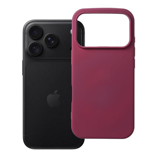 Etui na iPhone 18 Pro / 17 Pro Silicone burgundowy