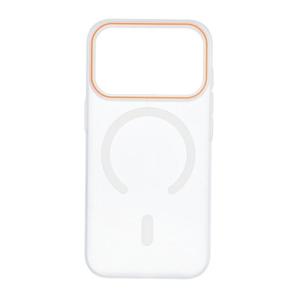 Etui na iPhone 18 Pro / 17 Pro Go Orange zgodne z MagSafe transparentne