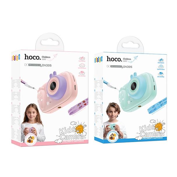 Aparat cyfrowy dla dzieci z funkcją selfie Hoco 1MP 2,0" HD Ready DV205 niebieski