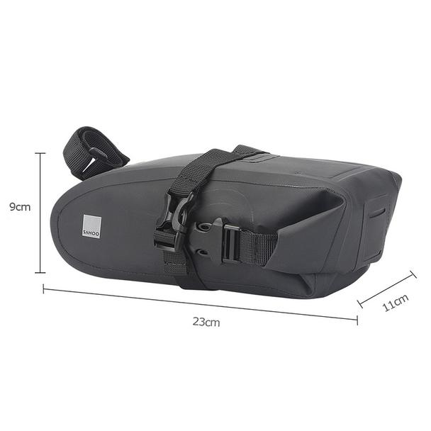 SAHOO torba rowerowa pod siodełko z zamkiem wodoodporna 1,6L 131363-SA czarna