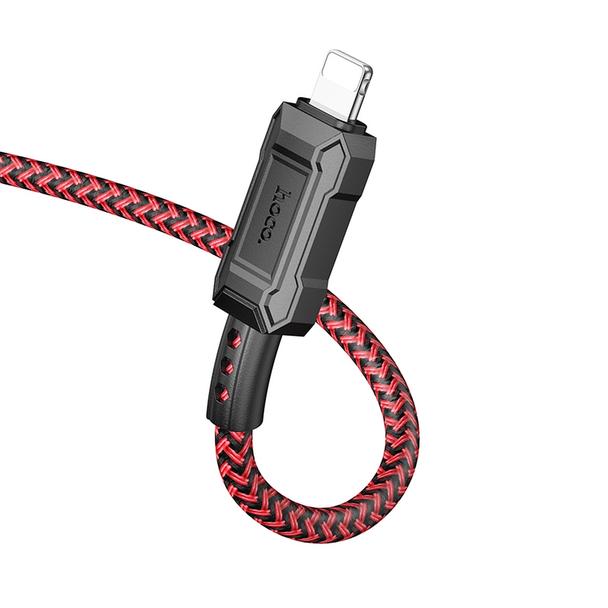 Kabel USB C do Lightning Hoco PD 2,4A 20W 1 m X94 czerwony