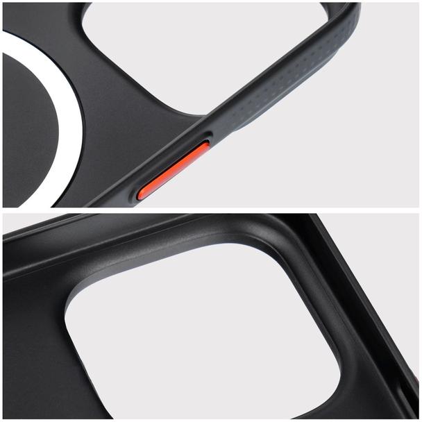 Futerał do iPhone 16 PLUS Simply zgodny z MagSafe tytanowy czarny
