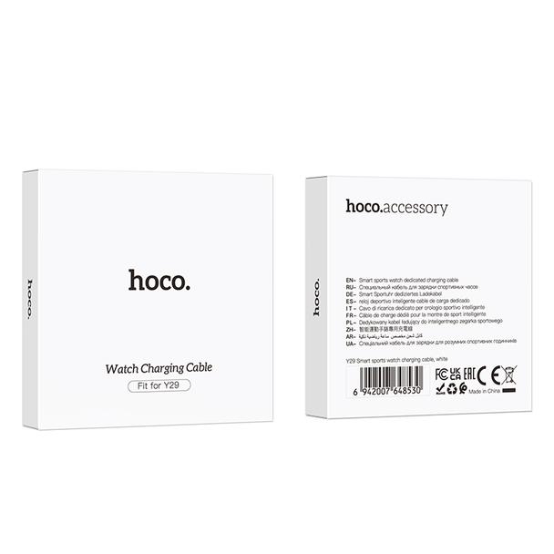 Kabel do ładowania smartwatcha Hoco 0,6 m Y29 biały