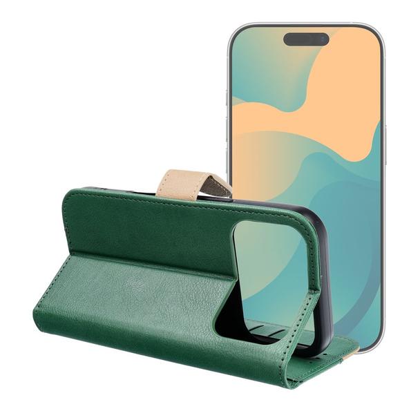 Etui z klapką na Xiaomi Redmi NOTE 15 PRO 4G Split Book zielono-złote