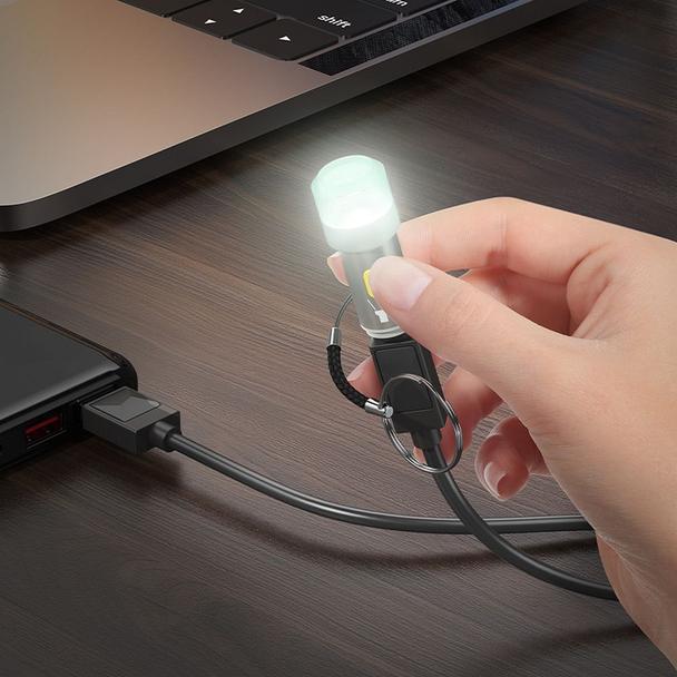 Adapter USB C do LED light Hoco UA38A szary