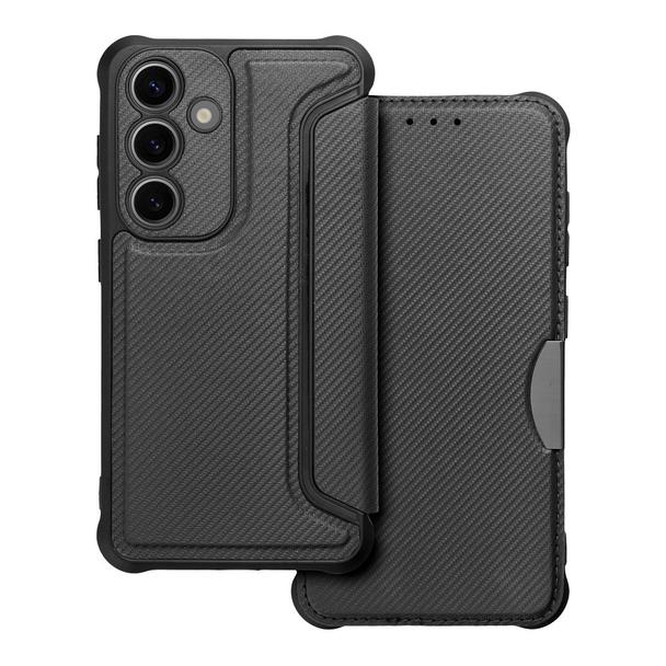 Etui z klapką na Samsung S24 Razor Book czarne