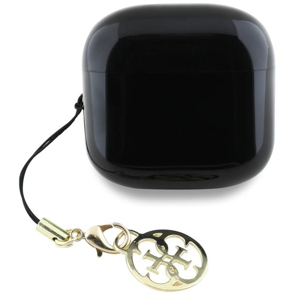 Słuchawki bezprzewodowe douszne Guess TWS Effect Printed Classic Logo & Charm czarne
