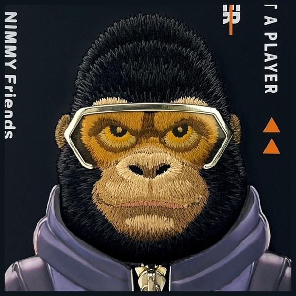 NIMMY futerał COOL&CUTE 2.0 Monkey do IPHONE 15 Pro czarny