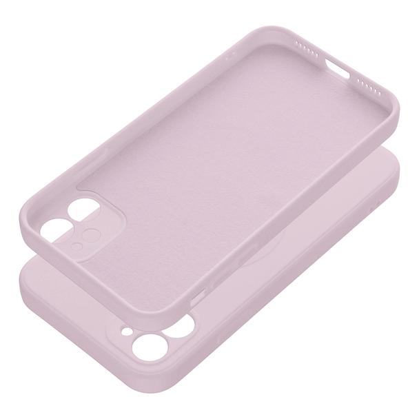 Futerał do iPhone 11 Silicone Mag Cover zgodny z MagSafe różowy