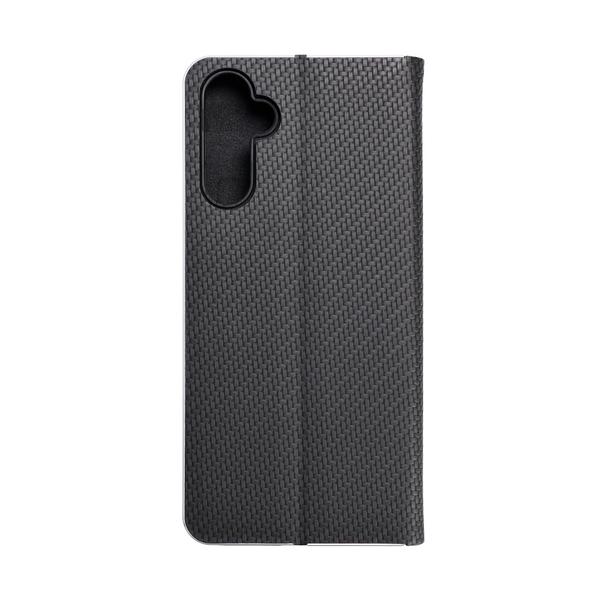 Etui z klapką na Samsung A14 4G / A14 5G Luna Book Carbon czarne