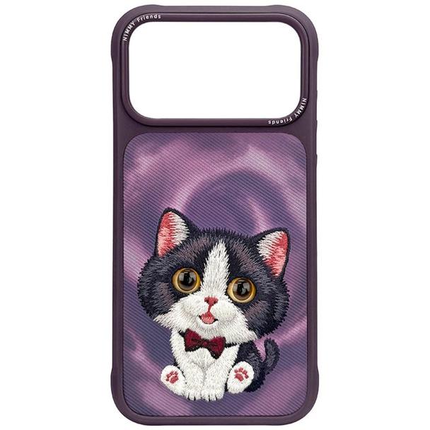 NIMMY futerał BIG EYED CREAM CAT do IPHONE 18 Pro/17 Pro fioletowy
