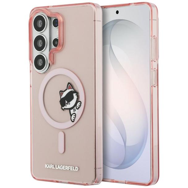 KARL LAGERFELD futerał do SAMSUNG S26 Ultra KLHMS26L6HCPSCP (Magnetic IML Peekaboo Choupette) różowy