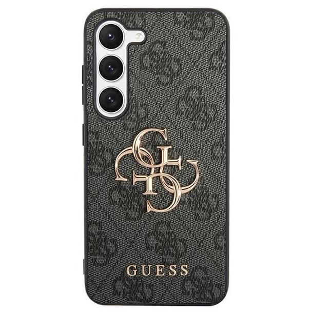 GUESS futerał do SAMSUNG S24 GUHCS24S4GMGGR (Leather 4G Metal Logo) czarny