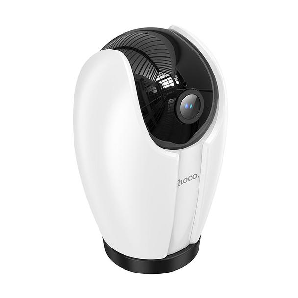 Kamera wewnętrzna Hoco 3MP Full HD Wi-Fi D6 biała