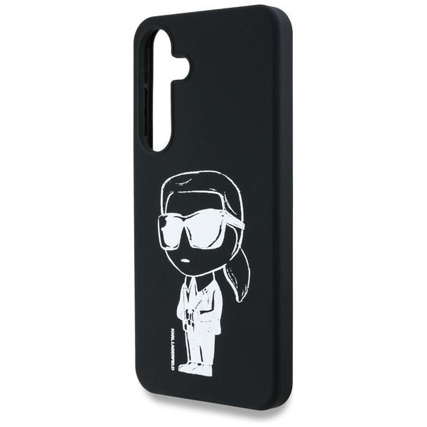KARL LAGERFELD futerał do SAMSUNG S25 KLHMS25SPNYKGRTK (Magnetic Silicone Graffiti Ikonik) czarny