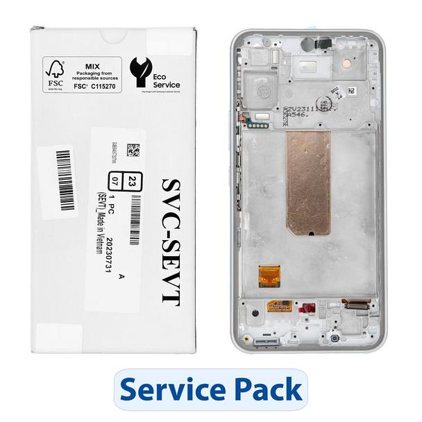 ServicePack Wyświetlacz LCD SAMSUNG A54 5G A546B White GH82-31231B