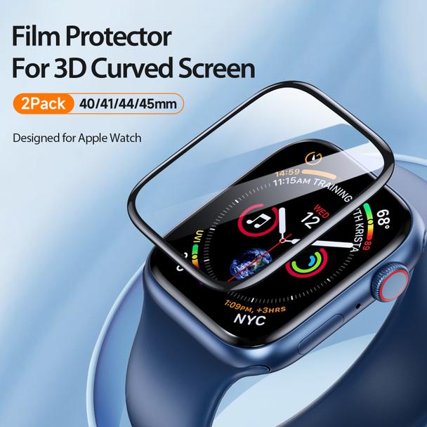 DUX DUCIS protektor PMMA z ramką do Apple Watch 10 46 mm czarne