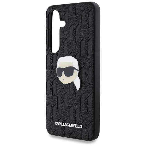 KARL LAGERFELD futerał do SAMSUNG S25 KLHCS25SPGKLKIPK (PU Monogram K. Head Pin) czarny