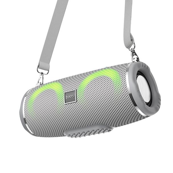 Głośnik bezprzewodowy LED 2 x 5W 2h Hoco HC12 szary