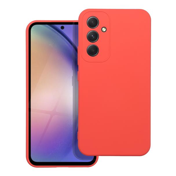 Futerał do Samsung A54 5G Silicone brzoskwiniowy