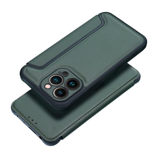 Etui z klapką na iPhone 17 PRO MAX Razor Book ciemnozielone