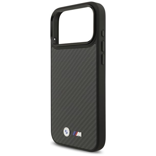 BMW futerał do IPHONE 17 Pro Max kompatybilny z MagSafe BMHMP17X24CFMMK (Kevlar Matt) black