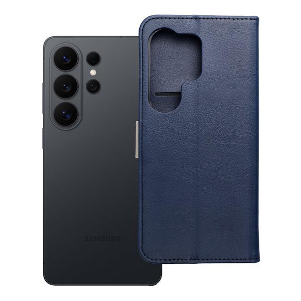 Etui z klapką na Motorola G57 POWER Split Book granatowo-kremowe