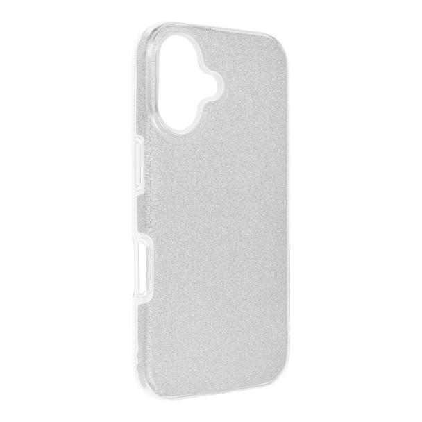 Futerał do iPhone 16 Shining srebrny