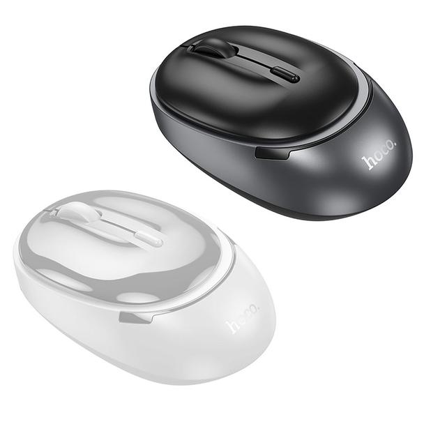 Myszka bezprzewodowa Hoco 2,4G 1600 dpi GM34 szaro czarna