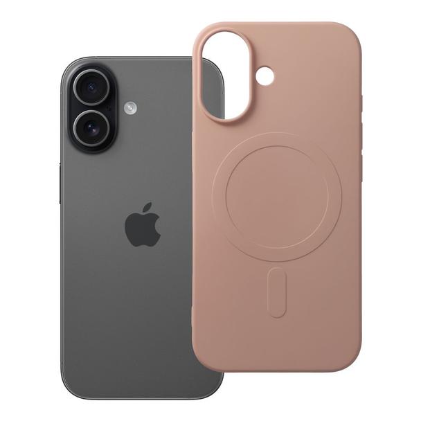 Futerał do iPhone 17 Silicone Mag Cover zgodny z MagSafe (big hole) różowy