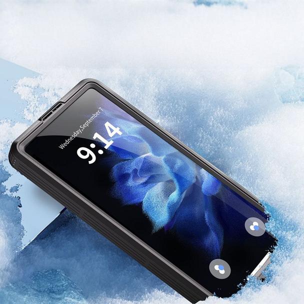 Futerał do Samsung S25 ULTRA Shellbox MARS wodoodporny z metalowym ringiem czarny