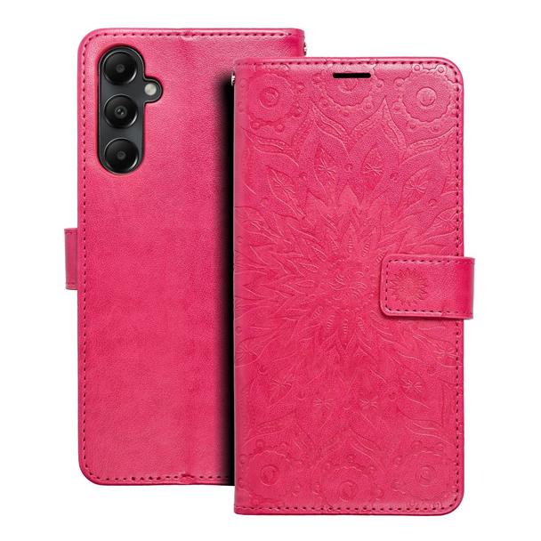 Etui z klapką na Samsung A05s Mezzo Book mandala magenta