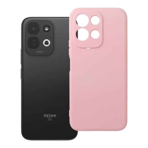 Etui na Xiaomi Redmi 17 4G / 5G Silicone pudrowy róż