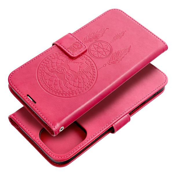 Etui z klapką na iPhone 16 PRO MAX Mezzo Book łapacz snów magenta