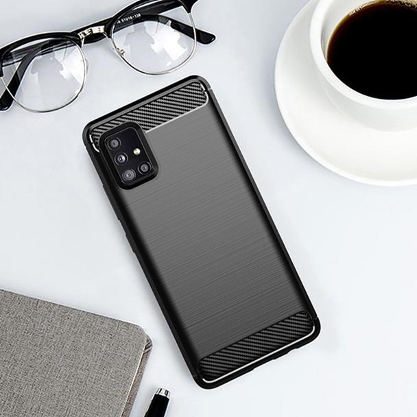 Futerał do Samsung A51 5G Carbon czarny