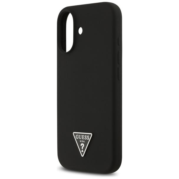 GUESS futerał do IPHONE 17 kompatybilny z MagSafe GUHMP17SSCTRLMK (Silicone W/ Triangle Logo) czarny
