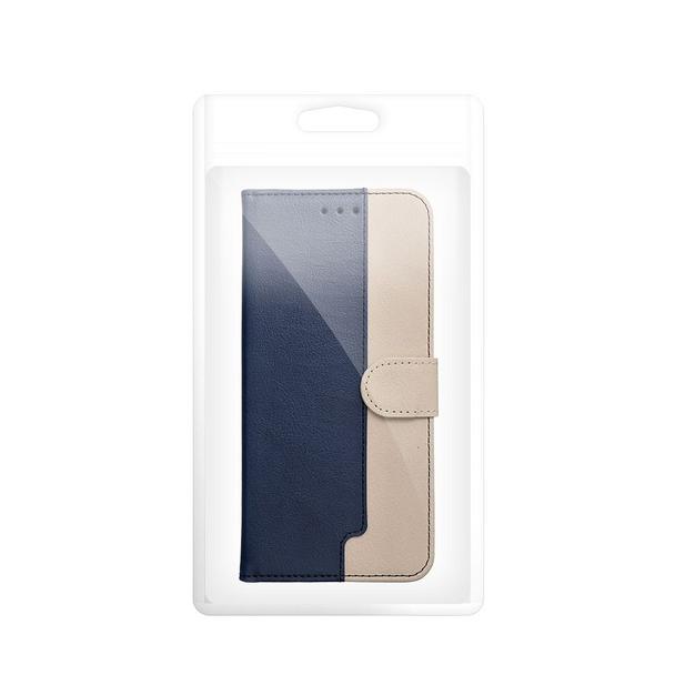 Etui z klapką na Motorola G37 POWER Split Book granatowo-kremowe