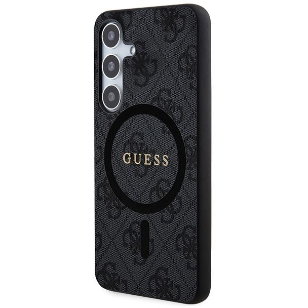 GUESS futerał do SAMSUNG S24 kompatybilny z MagSafe GUHCS24SGF4GGR (4G Ring classic logo) czarny