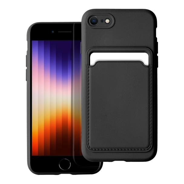 Futerał CARD CASE do IPHONE 7 / 8 / SE 2020 / SE 2022 czarny