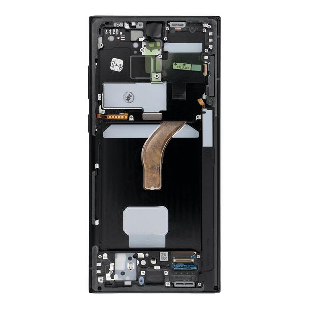 ServicePack Wyświetlacz LCD SAMSUNG S22 Ultra S908 Graphite GH82-27488E