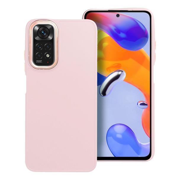 Futerał do Xiaomi Redmi Note 11 / 11S Frame pudrowy róż