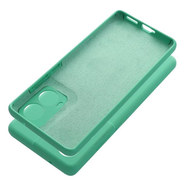 Futerał do Motorola G85 5G Silicone 2mm miętowy
