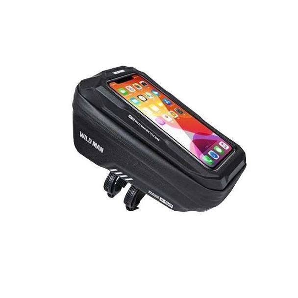 WILDMAN sakwa rowerowa na ramę na zamek 1L (4" - 7") XS2 czarna
