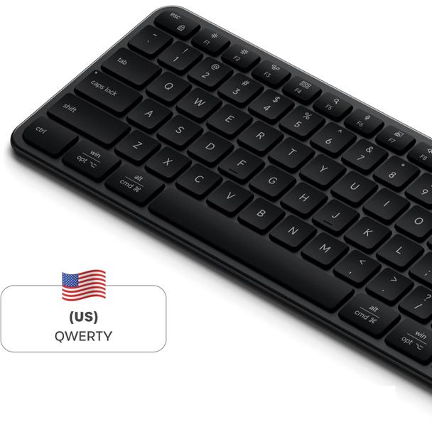 Klawiatura bezprzewodowa QWERTY Satechi Slim EX3 Mac / PC ST-KEX3C-EN czarna