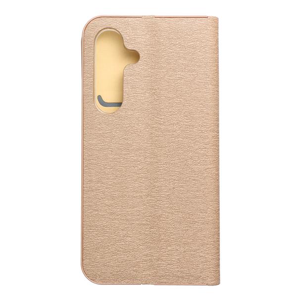 Etui z klapką na Samsung S25 Luna Book Gold złote