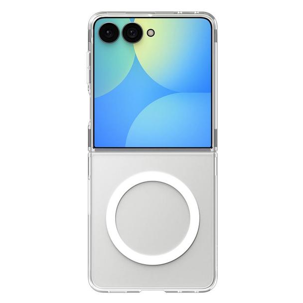 Futerał SPIGEN AIRSKIN kompatybilny z MagSafe do SAMSUNG GALAXY Z FLIP 8 transparentny/biały