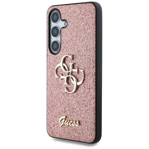 GUESS futerał do SAMSUNG S25 Plus GUHCS25MHG4SGP (Fixed Glitter Big 4G) różowy
