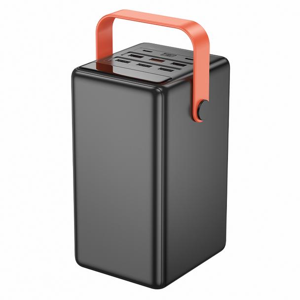 Powerbank Hoco 100000 mAh QC PD 2,4A 22,5W z wbudowaną latarką J142 black