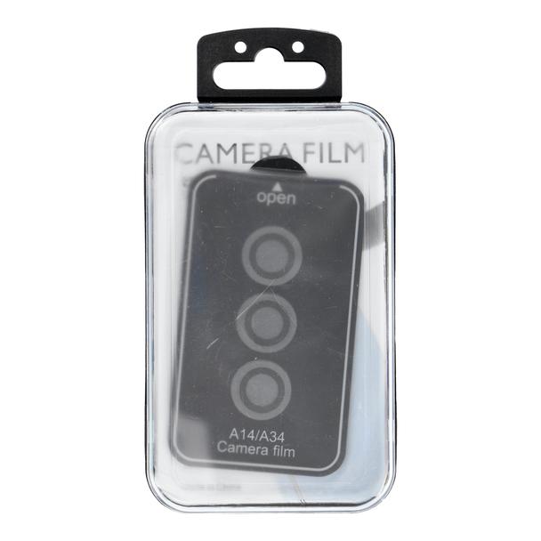Osłona aparatu PROTECTOR 9H + aplikator do SAMSUNG A14 / A34 czarna