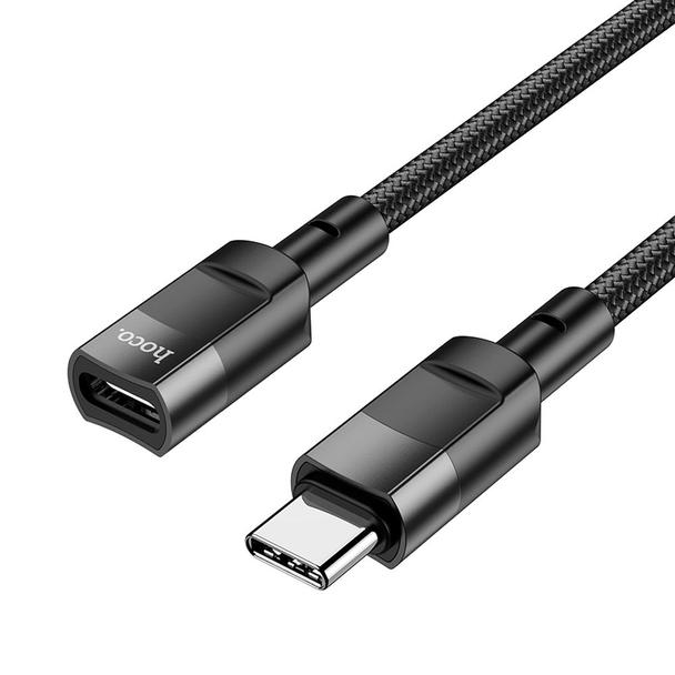 Adapter OTG USB C do USB C Hoco 3A 1,2 m U107 czarny